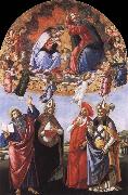 Sandro Botticelli The Coronation of the Virgin oil painting picture wholesale